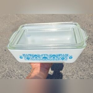 Vtg Pyrex Blue Horizon #0503 1 1/2 Quart Baking Dish